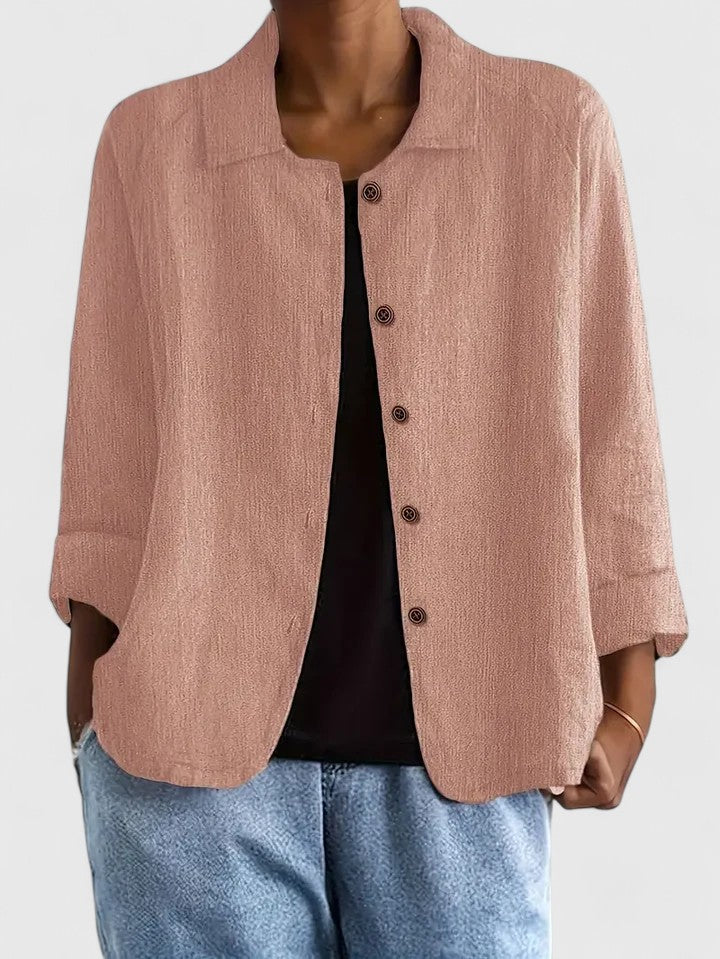 Women's Sophisticated Loose Fit Knit Top All-Day Comfort Transitional Weather Cozy – Claudine