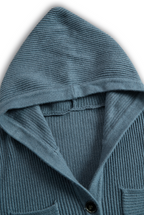 Women's Slim-Fit Hooded Knitted Long Casual Dress Long Sleeve Cozy Chic Everyday – Navy
