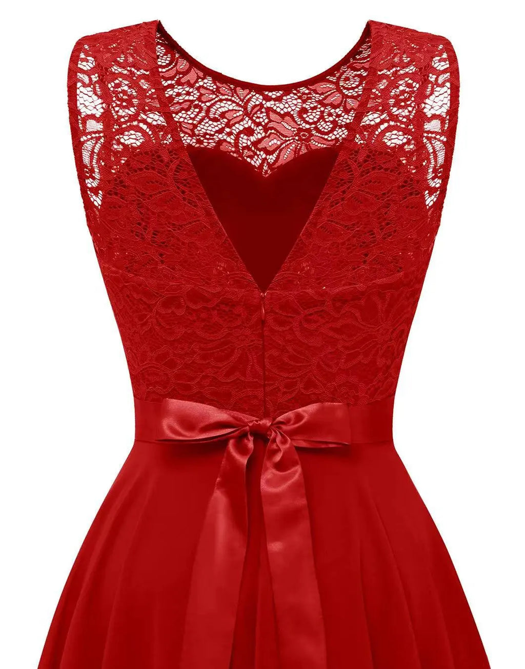 Women's Formal Dress Hi-Low Midi Wedding Guest Sleeveless Fluid Elegant Party Gown