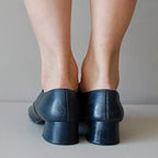 Women's Leather Mary Jane Shoes Buckle Strap Low Heel Casual Formal Everyday Shoes – Federica