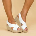 Women's Cushioned Sandals Contoured Footbed Wedge Breathable Casual Summer – Neve