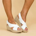 Women's Cushioned Sandals Contoured Footbed Wedge Breathable Casual Summer – Neve