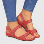 Women's Orthopedic Ankle Strap Sandals Adjustable Comfort Fit Open Toe Summer Casual Travel – Lauren