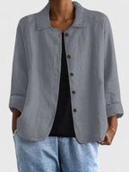 Women's Sophisticated Loose Fit Knit Top All-Day Comfort Transitional Weather Cozy – Claudine