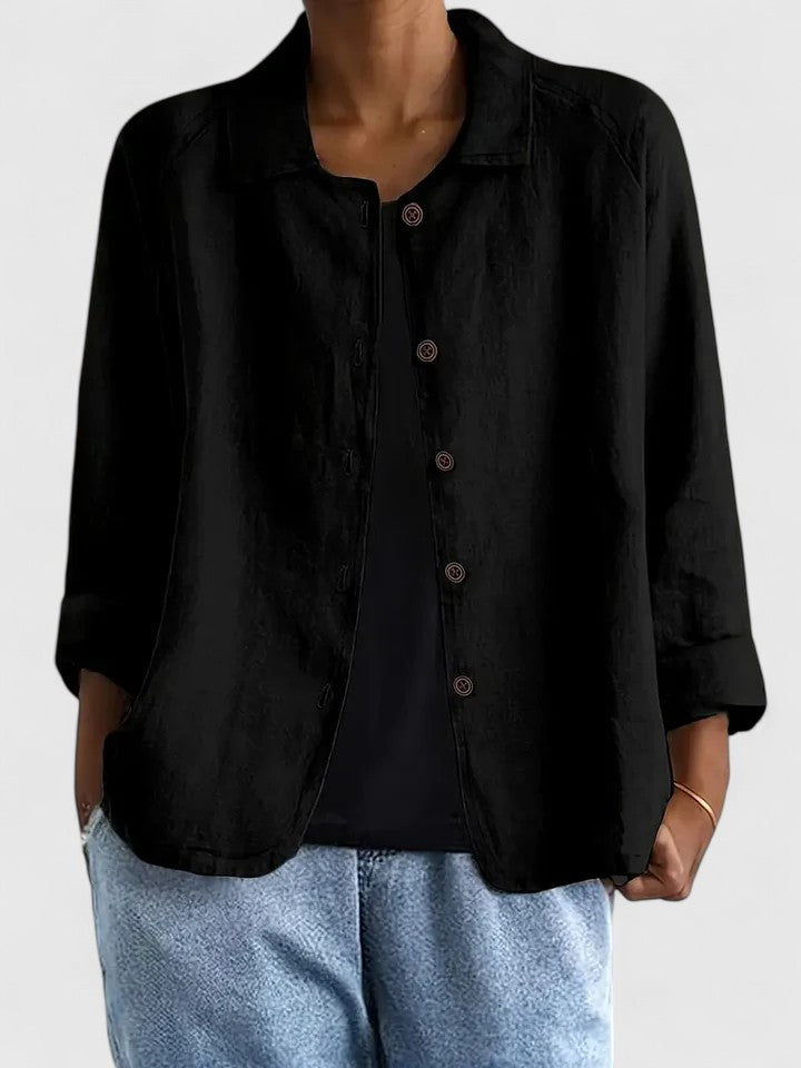 Women's Sophisticated Loose Fit Knit Top All-Day Comfort Transitional Weather Cozy – Claudine
