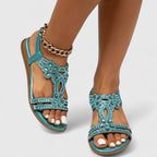 Women's Flat Sandals Stability Sole Elegant – Khalessi