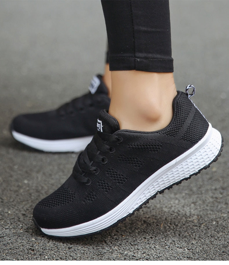 Women's Ergonomic Lightweight Breathable Mesh Sneakers Casual Walking Running Comfort Everyday Shoes