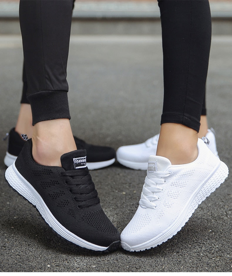 Women's Ergonomic Lightweight Breathable Mesh Sneakers Casual Walking Running Comfort Everyday Shoes