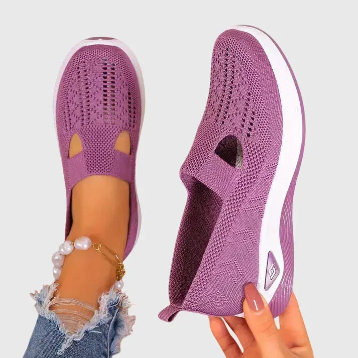 Women's Walking Shoes Cushioned Slip-On Ergonomic Arch Support Everyday Comfort – Lora