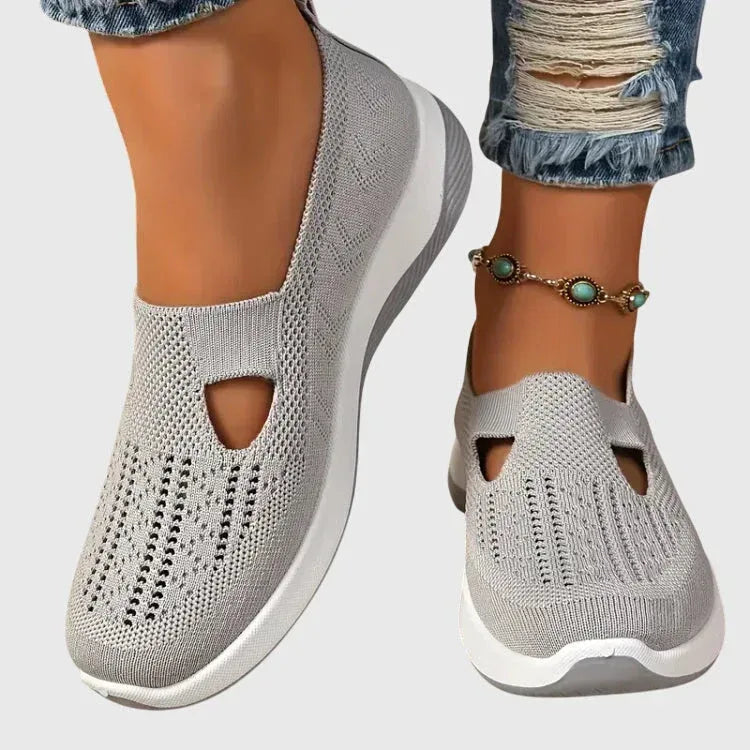 Women's Walking Shoes Cushioned Slip-On Ergonomic Arch Support Everyday Comfort – Lora