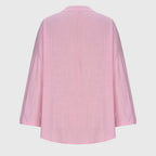 Women's Flowy Elegant Beach Shirt V-Neck Long Sleeve Relaxed Fit Casual Summer – Lenara