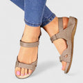 Women's Orthopedic Ankle Strap Sandals Adjustable Comfort Fit Open Toe Summer Casual Travel – Lauren