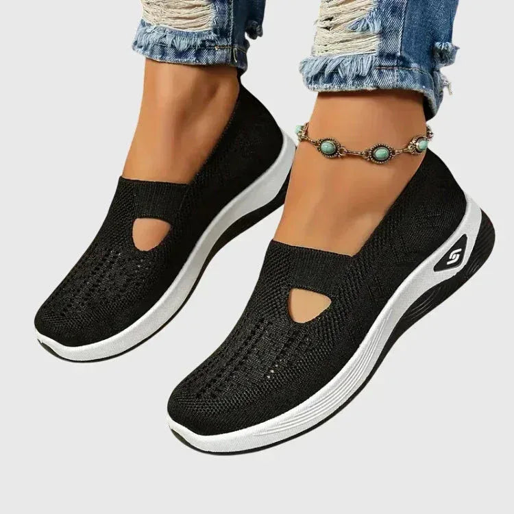 Women's Walking Shoes Cushioned Slip-On Ergonomic Arch Support Everyday Comfort – Lora