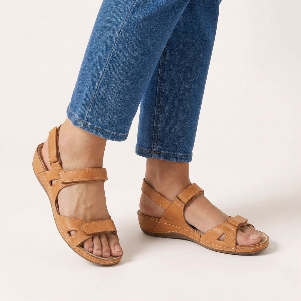 Women's Adjustable Strap Comfort Sandals Wedge Support Casual Summer Sandals – Ruby