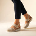 Women's Espadrille Platform Sandals Comfort Fit Elevated Sole Casual Summer Vacation – Hannah