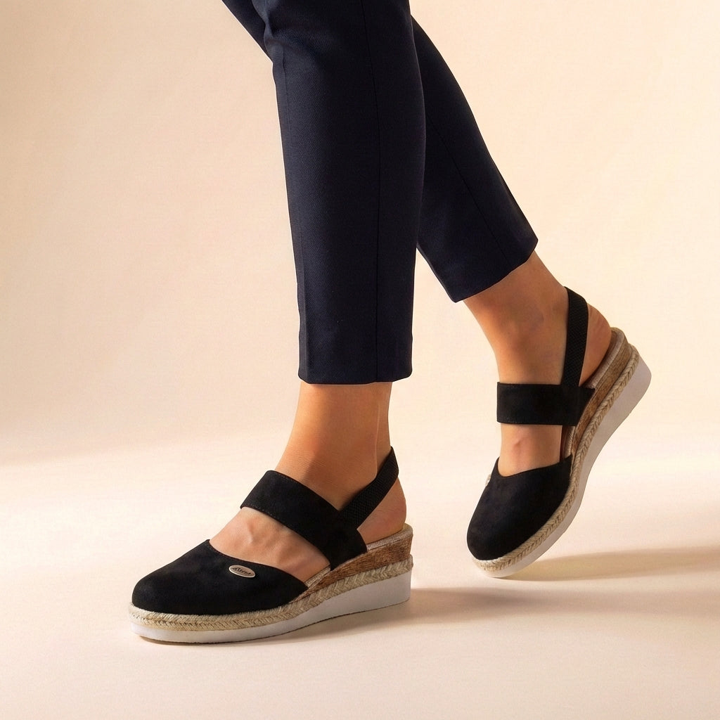 Women's Espadrille Platform Sandals Comfort Fit Elevated Sole Casual Summer Vacation – Hannah