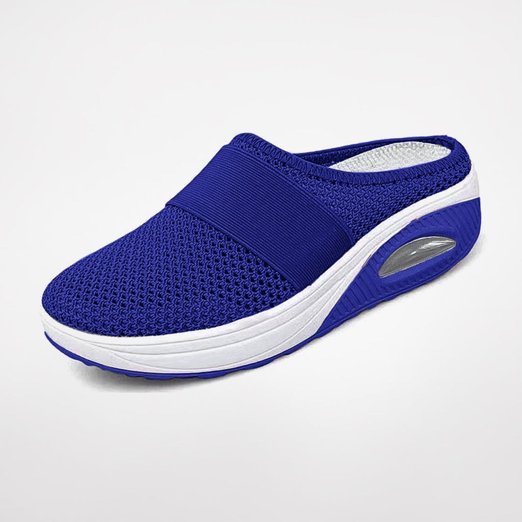 Women's Ergonomic Slip-On Slippers Cushioned Air Sole Non-Slip Comfort Walking Casual