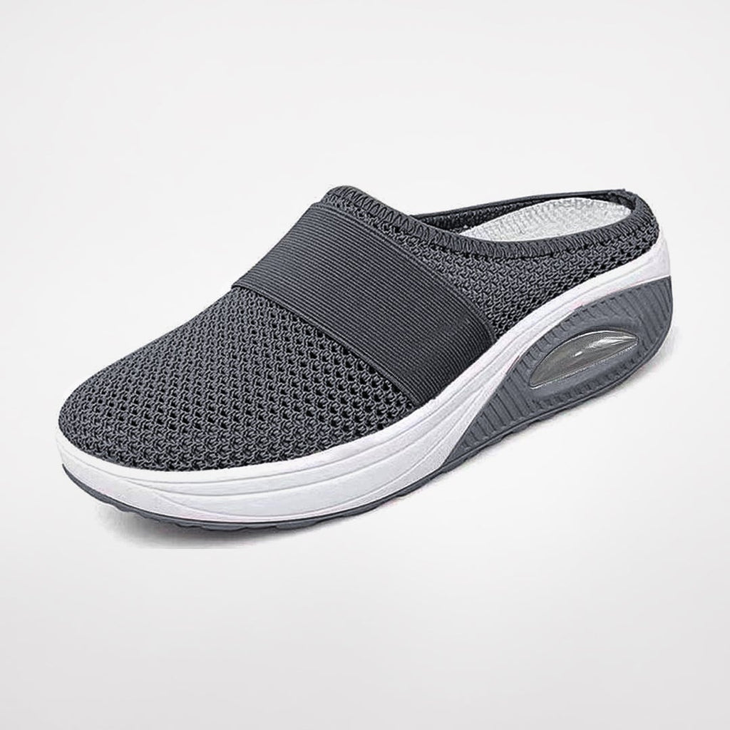 Women's Ergonomic Slip-On Slippers Cushioned Air Sole Non-Slip Comfort Walking Casual