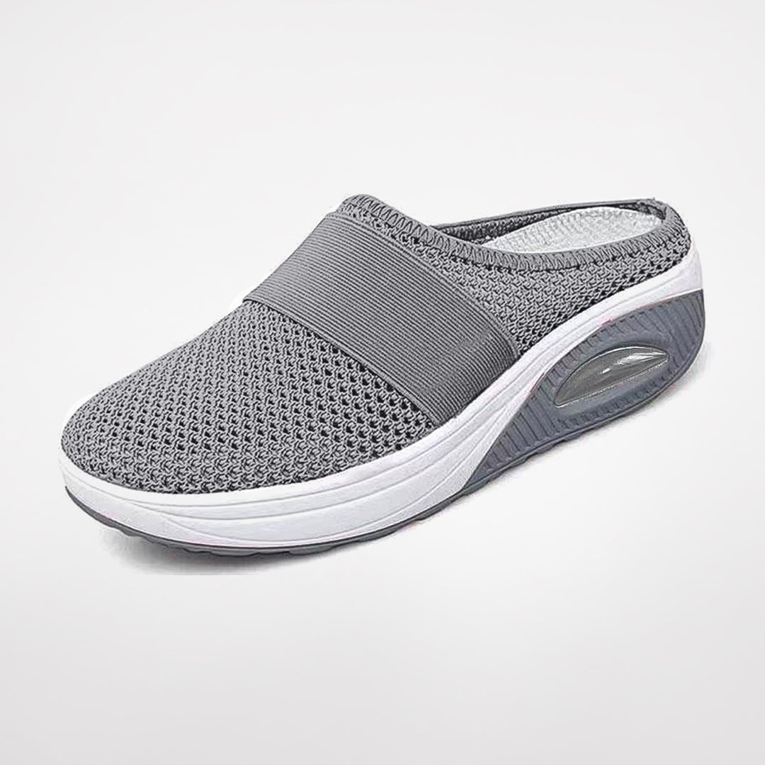 Women's Ergonomic Slip-On Slippers Cushioned Air Sole Non-Slip Comfort Walking Casual