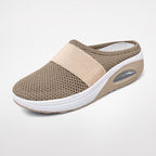 Women's Ergonomic Slip-On Slippers Cushioned Air Sole Non-Slip Comfort Walking Casual