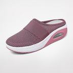 Women's Ergonomic Slip-On Slippers Cushioned Air Sole Non-Slip Comfort Walking Casual