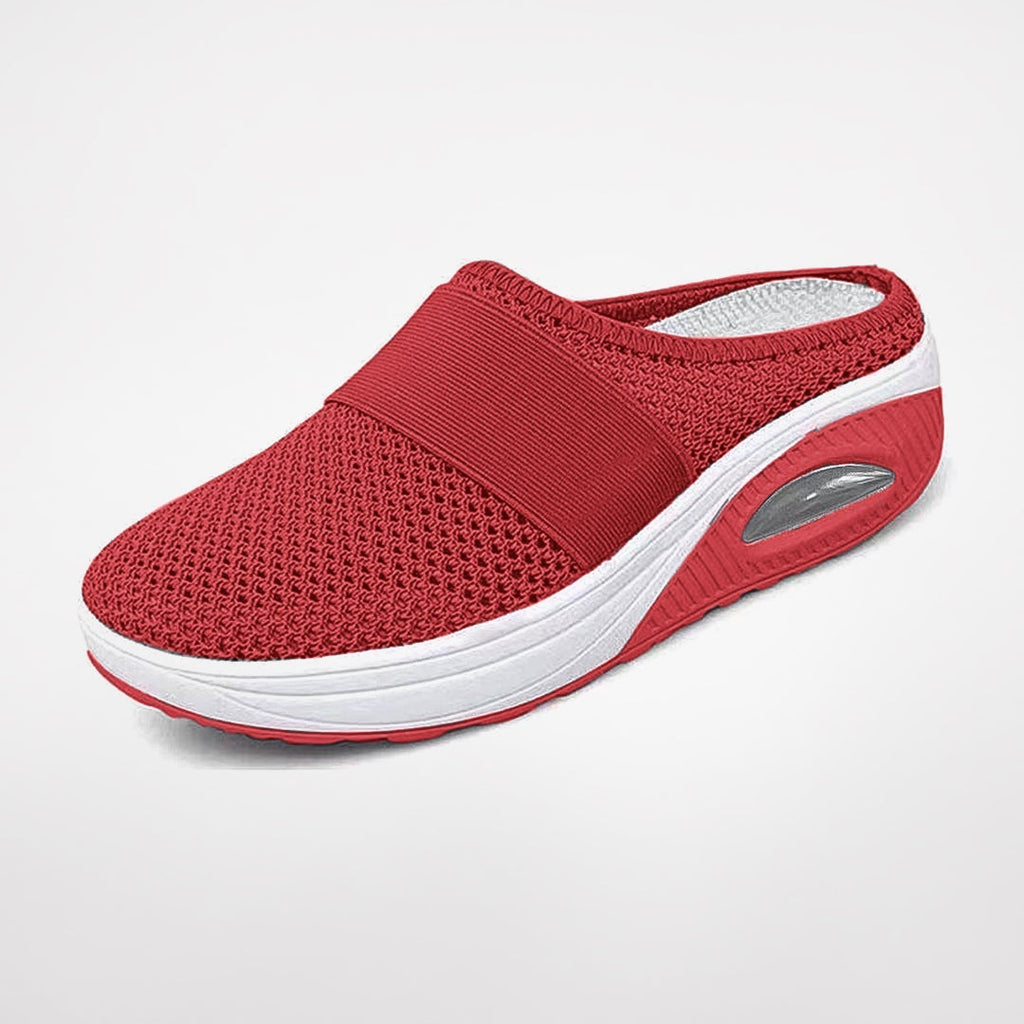 Women's Ergonomic Slip-On Slippers Cushioned Air Sole Non-Slip Comfort Walking Casual