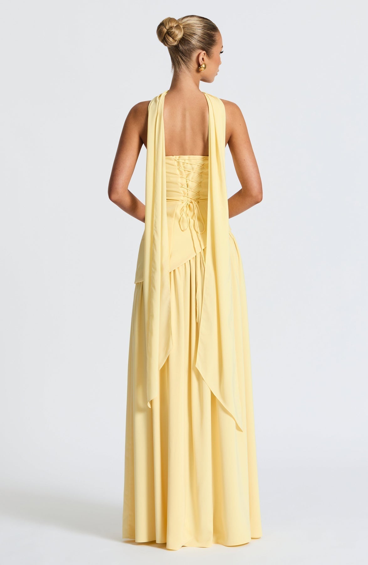 Women's Elegant Strapless Maxi Dress Fitted Slit Formal Party Wedding Guest Sophisticated – Mya