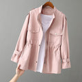 Women's Chic Utility Jacket Zipper Pockets Flattering Fit Minimalist Casual Everyday Elegant – Audrey