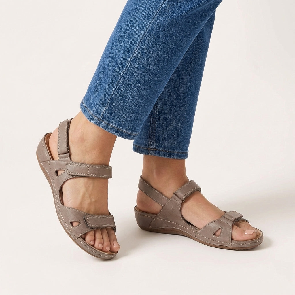 Women's Adjustable Strap Comfort Sandals Wedge Support Casual Summer Sandals – Ruby