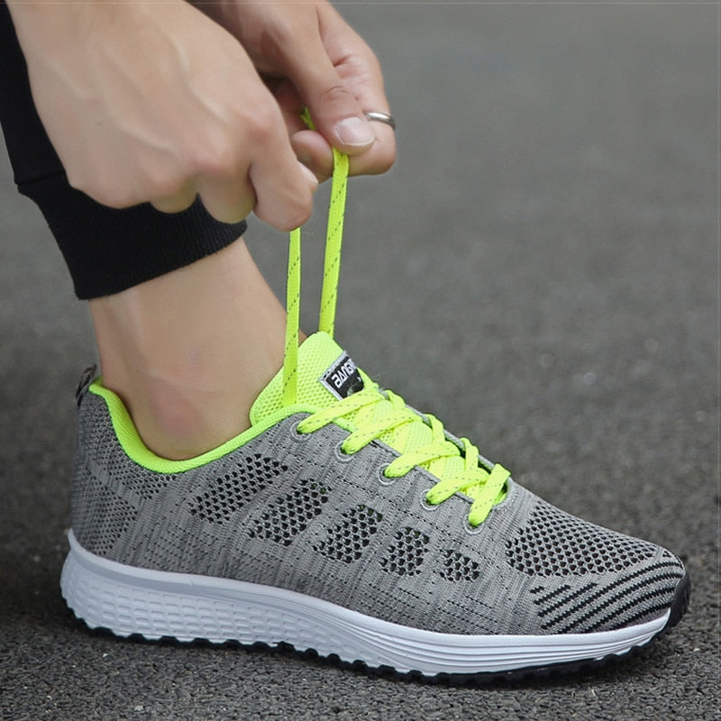 Women's Ergonomic Lightweight Breathable Mesh Sneakers Casual Walking Running Comfort Everyday Shoes