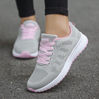 Women's Ergonomic Lightweight Breathable Mesh Sneakers Casual Walking Running Comfort Everyday Shoes
