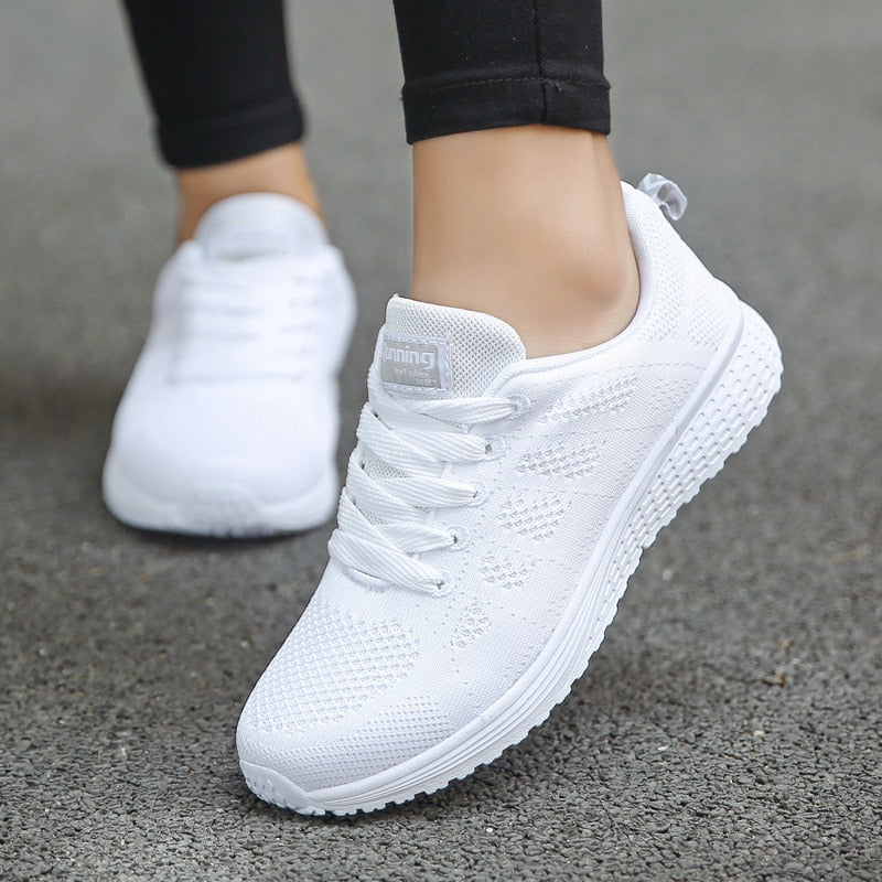 Women's Ergonomic Lightweight Breathable Mesh Sneakers Casual Walking Running Comfort Everyday Shoes