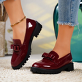 Women's Platform Slip-On Loafers Elevated Sole Cushioned Casual Work Chic Everyday – Fiona