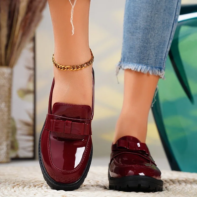 Women's Platform Slip-On Loafers Elevated Sole Cushioned Casual Work Chic Everyday – Fiona