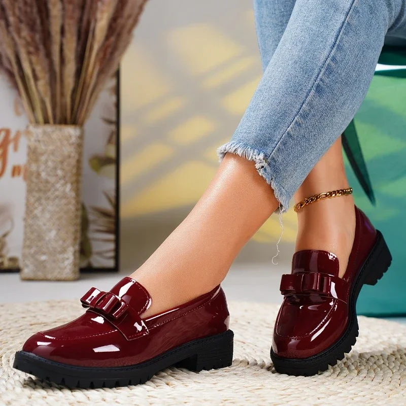 Women's Platform Slip-On Loafers Elevated Sole Cushioned Casual Work Chic Everyday – Fiona