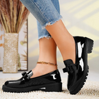 Women's Platform Slip-On Loafers Elevated Sole Cushioned Casual Work Chic Everyday – Fiona