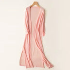 Women's Casual Relaxed Fit Long Cardigan Open Front Longline Lightweight Layering Elegant – Danielle