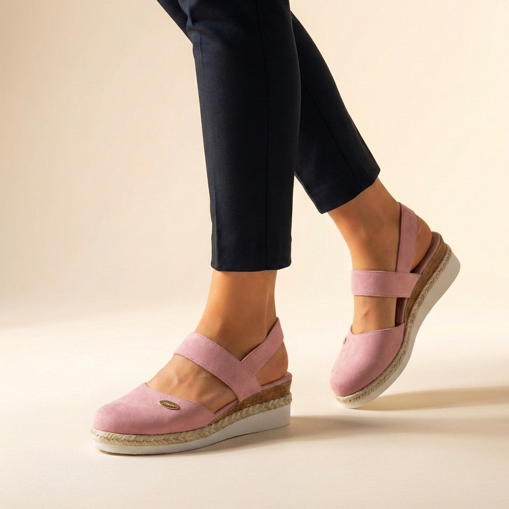 Women's Espadrille Platform Sandals Comfort Fit Elevated Sole Casual Summer Vacation – Hannah