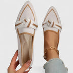 Women's Arch Support Pointed Toe Loafers Chic Versatile Slip-On Flat – Maricela