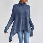 Women's Oversized Cashmere Turtleneck Sweater Loose Warm Soft Knit Casual Winter Cozy – Ella