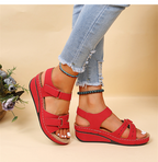 Women's Wedge Sandals Adjustable Strap Open Toe Arch Support Casual Summer Shoes – Alfreda