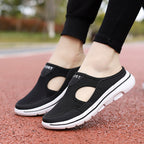 Women's Mesh Slippers Breathable Cushioned Sole Slip-On Casual Summer Walking Comfort