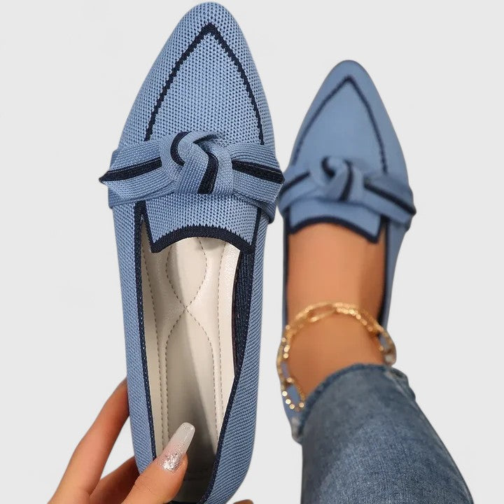 Women's Arch Support Pointed Toe Loafers Chic Versatile Slip-On Flat – Maricela