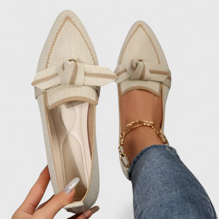 Women's Arch Support Pointed Toe Loafers Chic Versatile Slip-On Flat – Maricela