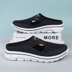 Women's Mesh Slippers Breathable Cushioned Sole Slip-On Casual Summer Walking Comfort