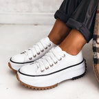 Women's Casual Sneakers Thick Platform Sole Lace-Up Lightweight Everyday Comfort – Dorothy
