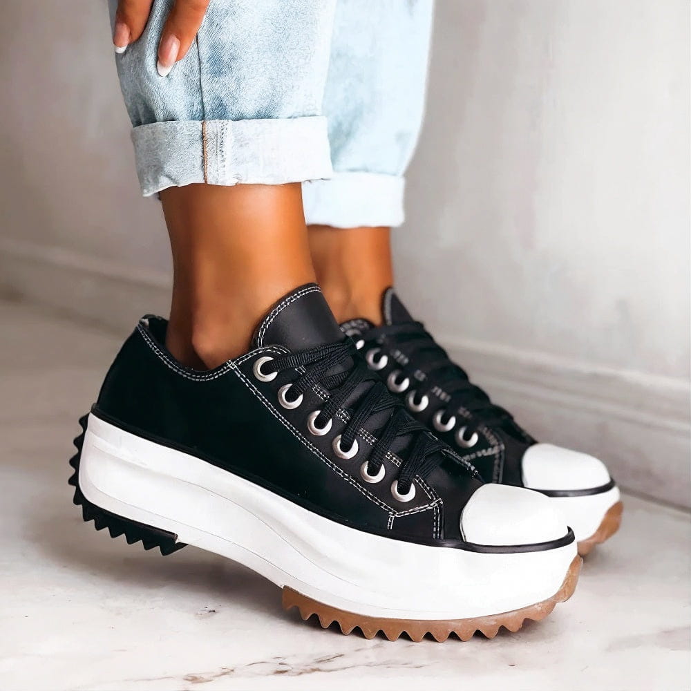 Women's Casual Sneakers Thick Platform Sole Lace-Up Lightweight Everyday Comfort – Dorothy