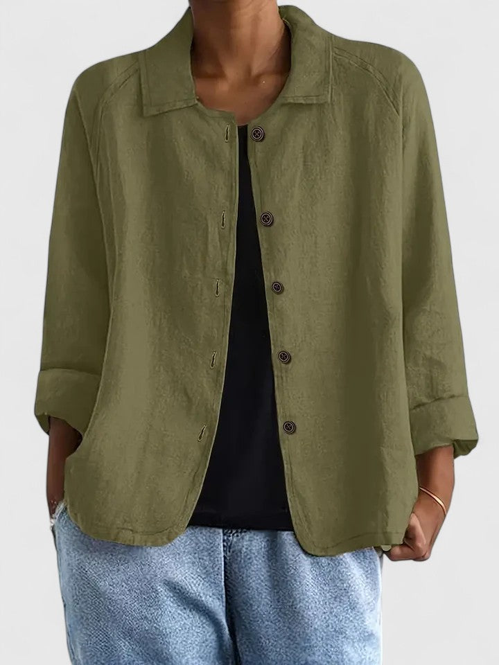 Women's Sophisticated Loose Fit Knit Top All-Day Comfort Transitional Weather Cozy – Claudine