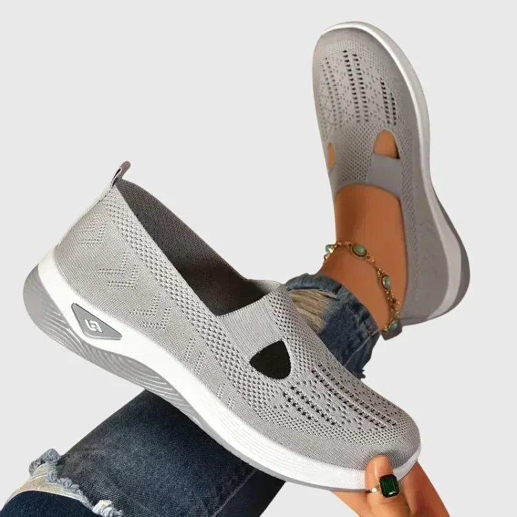 Women's Walking Shoes Cushioned Slip-On Ergonomic Arch Support Everyday Comfort – Lora