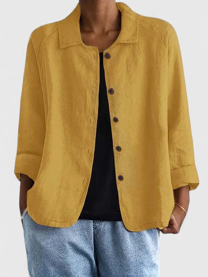 Women's Sophisticated Loose Fit Knit Top All-Day Comfort Transitional Weather Cozy – Claudine